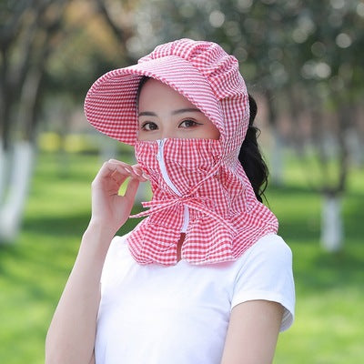 Chapeau anti-UV intégrale - protection visage - indice 50+ - Nature et Bien être - 100% de confort 100% de Bien-être -