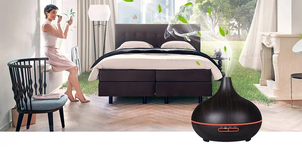 Diffuseur d'huile essentielle Nature - Nature et Bien être - 100% de confort 100% de Bien-être -